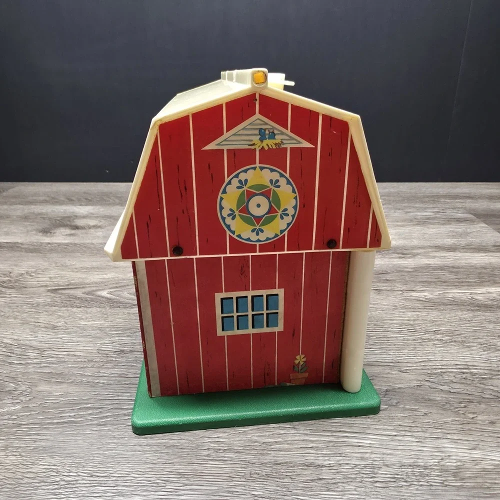 Vintage 1960's FISHER PRICE Play Family Farm - Barn Only